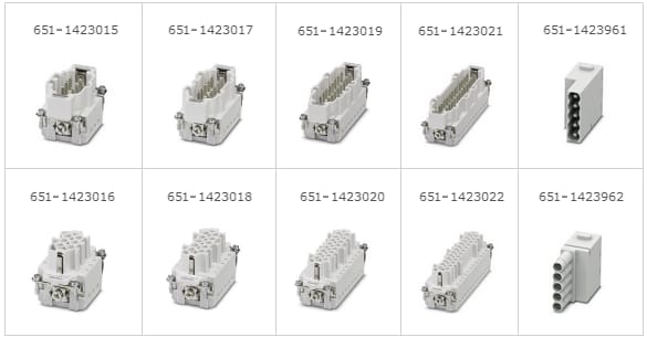 Phoenix Contact Push-In Heavy Duty Connectors
